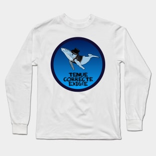 Appropriate required costume whale Long Sleeve T-Shirt